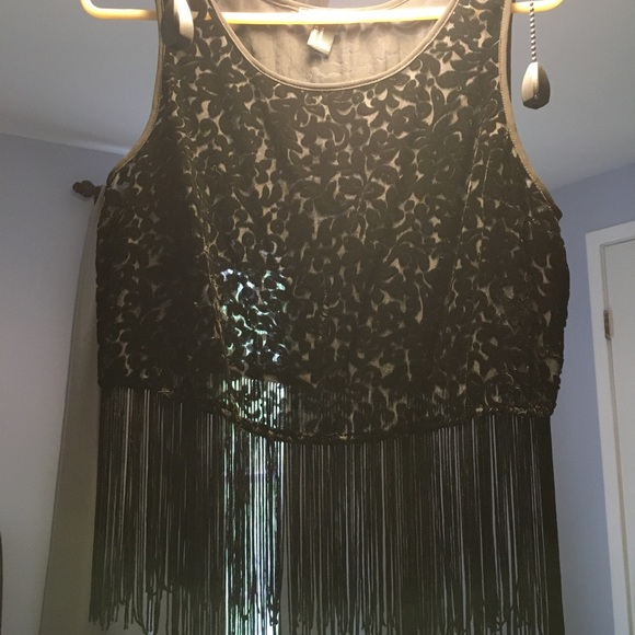 Forever 21 Fringe Crop Top - Picture 1 of 1